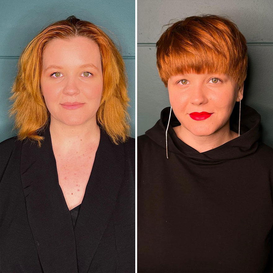 The Moscow Hairdresser Continues To Boost His Clients' Self-Esteem With An Extremely Short Cut (New Pics)