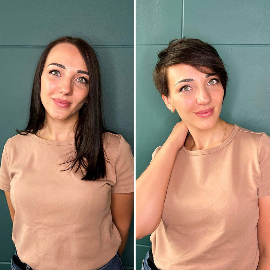 The Moscow Hairdresser Continues To Boost His Clients' Self-Esteem With An Extremely Short Cut (New Pics)