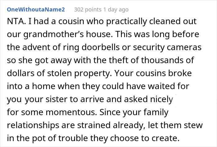 This Person Warns The Family To Not Go To Their Late Dad’s House To Take His Things, They Do Anyway And Now May End Up In Prison This Person Warns The Family To Not Go To Their Late Dad’s House To Take His Things, They Do Anyway And Now May End Up In Prison