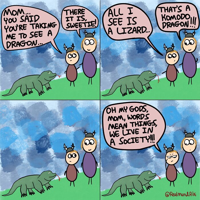 Komodo Dragons Have Feelings Too