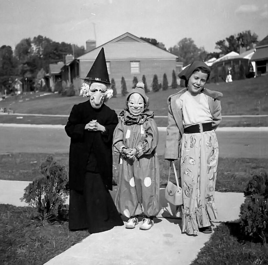 Spooky Vintage Halloween Costume Photo Collection
