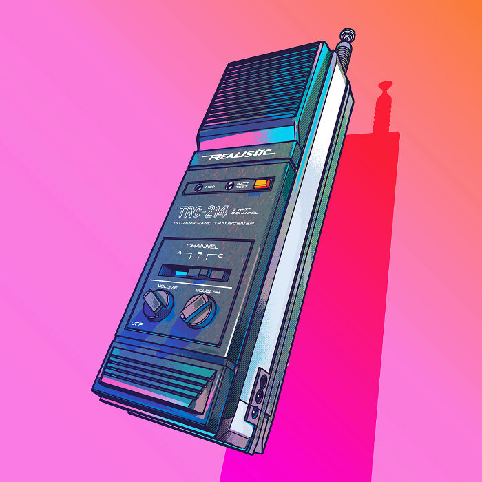 I'm From The Nineties And I Love To Draw Objects From My Childhood