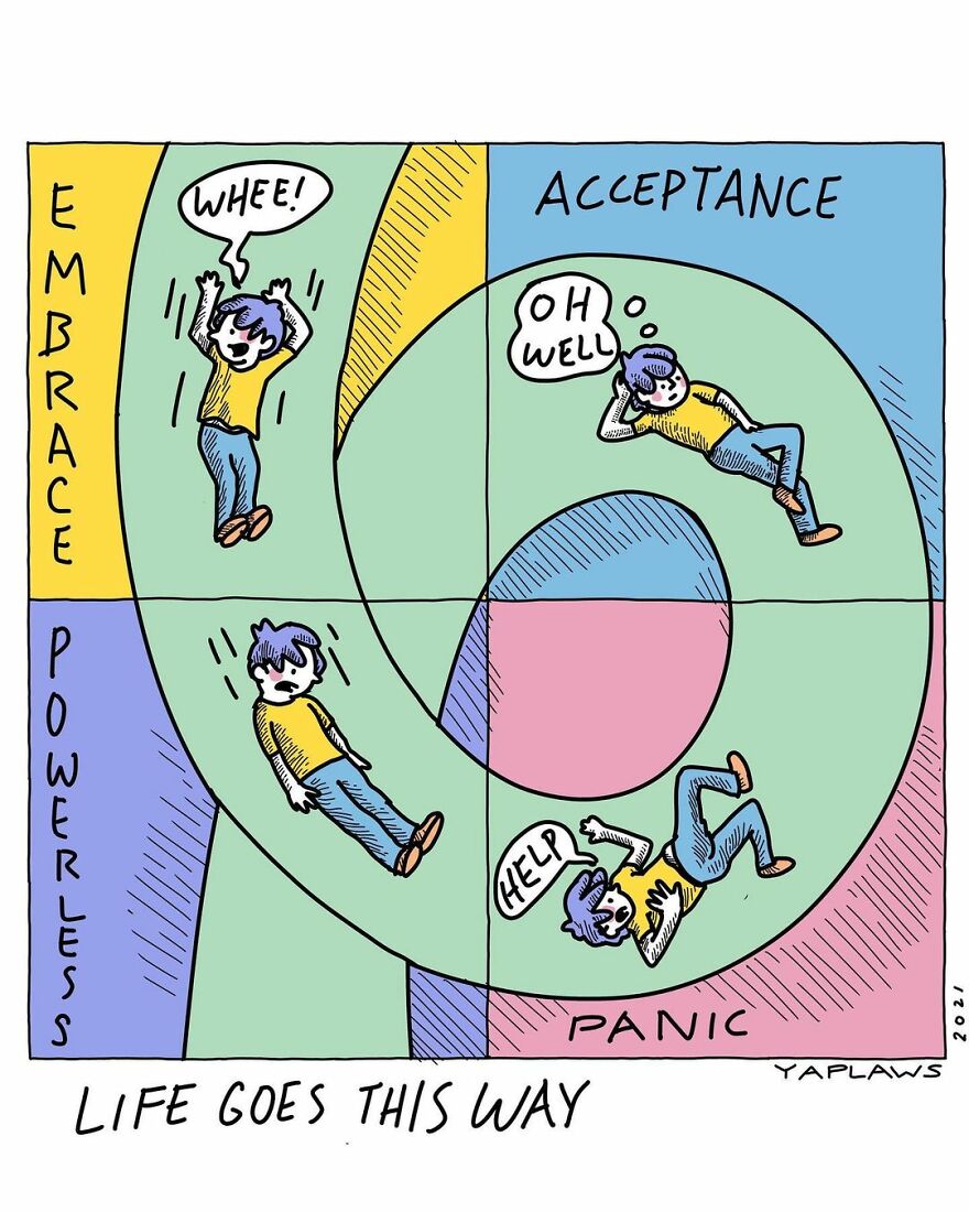 We Found This Artist Who Makes Comics With A Dark Sense Of Humor