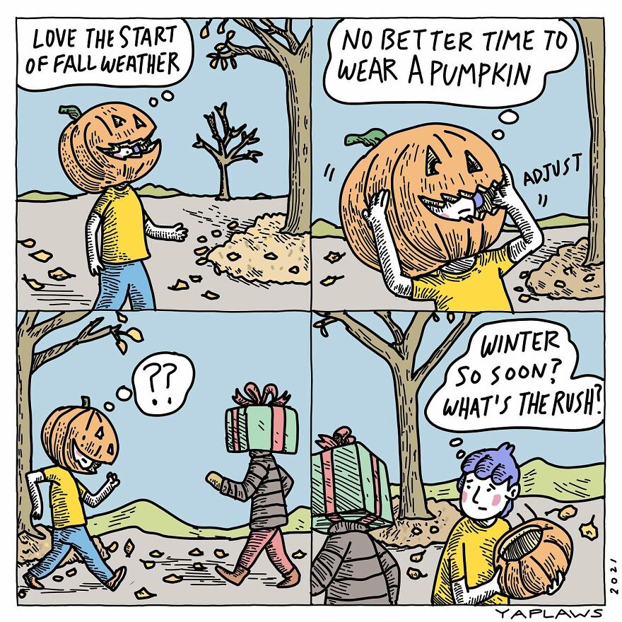 We Found This Artist Who Makes Comics With A Dark Sense Of Humor