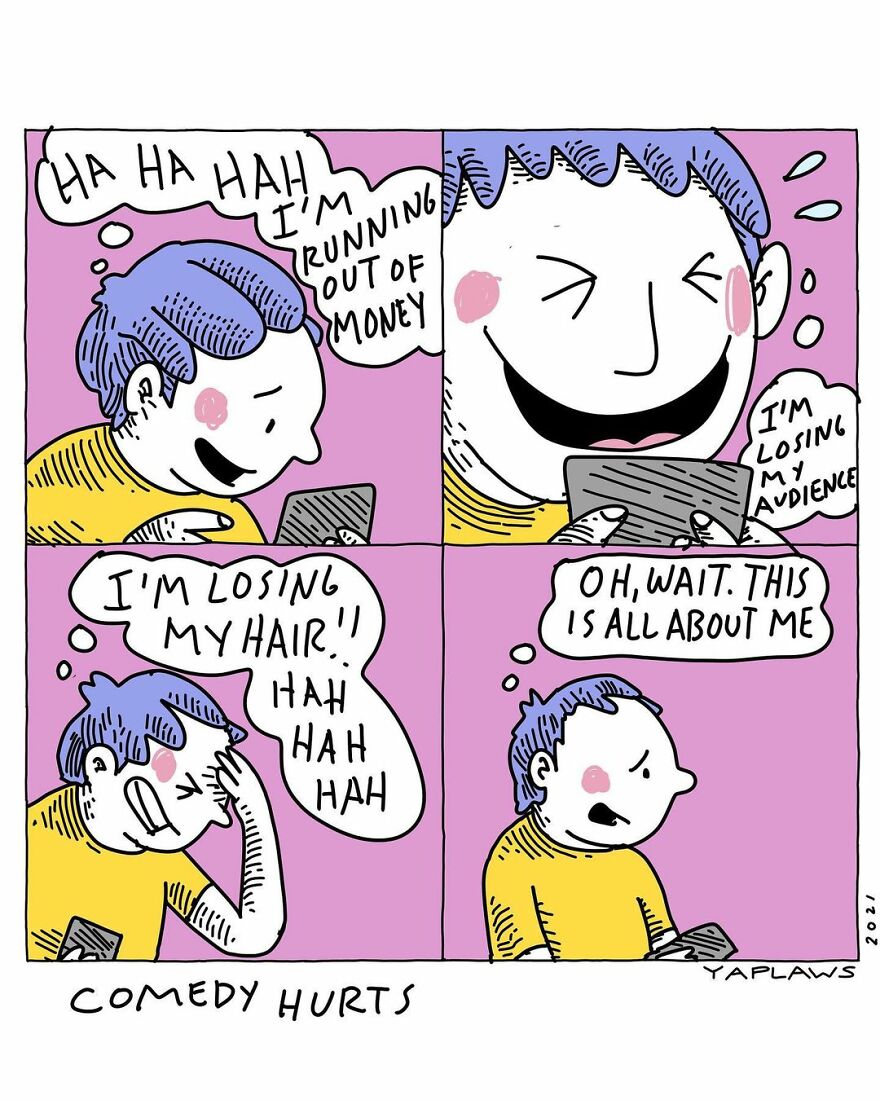 We Found This Artist Who Makes Comics With A Dark Sense Of Humor