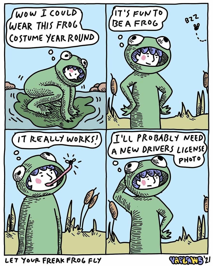 We Found This Artist Who Makes Comics With A Dark Sense Of Humor