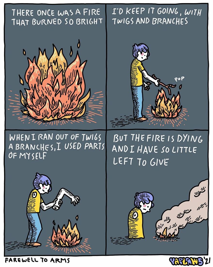 We Found This Artist Who Makes Comics With A Dark Sense Of Humor