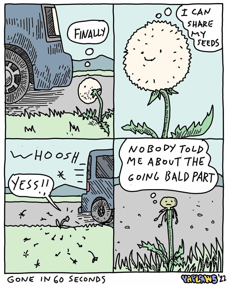 We Found This Artist Who Makes Comics With A Dark Sense Of Humor