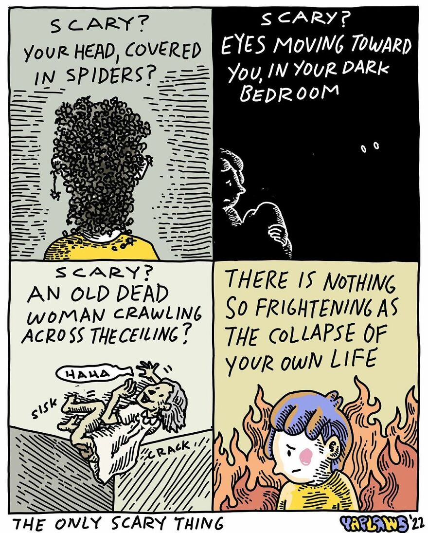 We Found This Artist Who Makes Comics With A Dark Sense Of Humor