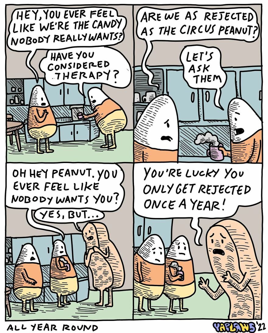 We Found This Artist Who Makes Comics With A Dark Sense Of Humor