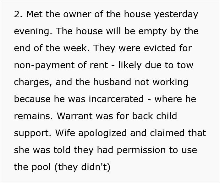 "The Neighbors Were In My Pool": Family Ignores This Guy's Warnings To Stop Using His Property, Now Have Trouble With The Police