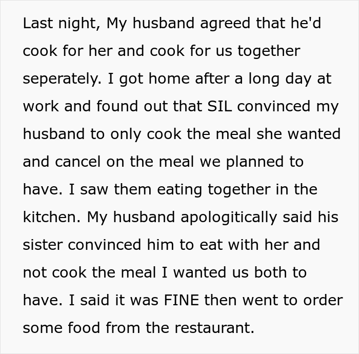 &ldquo;I Told Her I Couldn&rsquo;t Take This Anymore&rdquo;: Woman Suffering From Food Allergies Snaps At Sister-In-Law For Gobbling Up The Takeout She Ordered For Herself