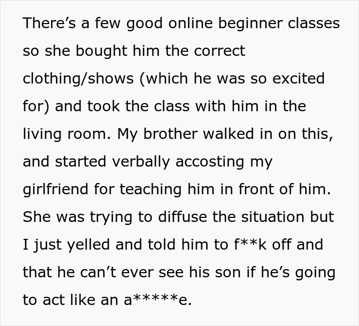 Dad Who&rsquo;s Never Around Throws A Fit After Seeing His Son Trying Out Ballet, Brother Tells Him To Get Lost And Forbids Him From Ever Seeing His Son