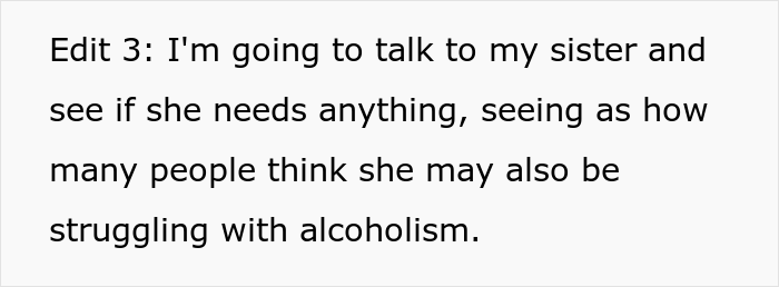 Woman Lashes Out At A Bride Who Decided Not To Serve Any Alcohol During The Wedding Because She Used To Be An Alcoholic Woman Lashes Out At A Bride Who Decided Not To Serve Any Alcohol During The Wedding Because She Used To Be An Alcoholic