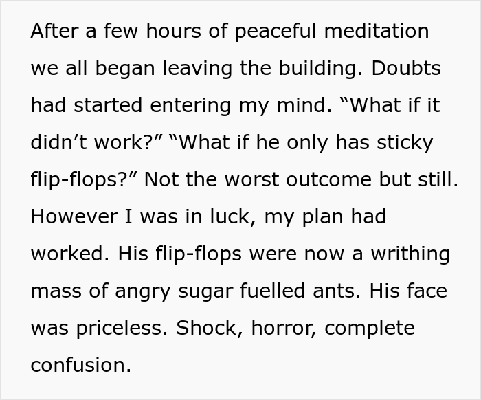 Guy Spends Part Of His 10-Day Silent Retreat Plotting Revenge Against A Snarky Queue-Jumper