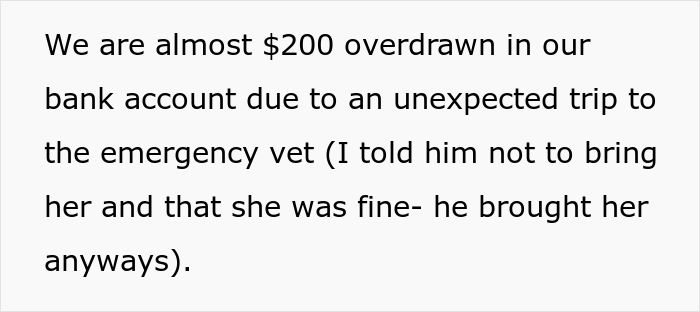 Woman Asks If She Is Being Selfish For Wanting Her Husband&rsquo;s Dog Gone When It Ate Her Food She Got For The First Time In 2 Days