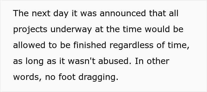 Catering Worker Is Told That Overtime Is Canceled, So They Comply Maliciously And Leave As Soon As Their Shift Is Over