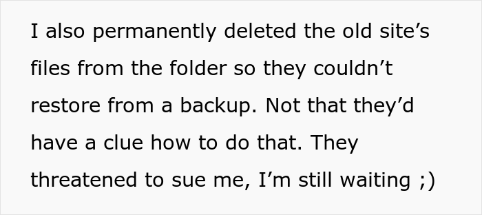 "They Found Someone Cheaper": Customers Refuse To Pay This Web Designer Because They Found Someone Cheaper, So He Gets Revenge