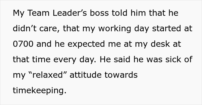 Employee Decides To Stop Working Overtime After Getting In Trouble For Being 3 Minutes Late
