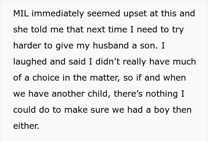 MIL Is Furious At Son's Wife For Expecting A Girl Instead Of A Boy, Drama Ensues