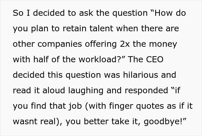"If You Find That 'Job', Take It!": Toxic Company Shows It Doesn't Value People, Loses Entire Team "If You Find That 'Job', Take It!": Toxic Company Shows It Doesn't Value People, Loses Entire Team