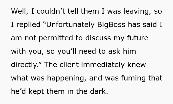 “I Was Told To Keep Working, Not To Tell The Client What Was Happening, And To Get An Attorney. So That’s Exactly What I Did” “I Was Told To Keep Working, Not To Tell The Client What Was Happening, And To Get An Attorney. So That’s Exactly What I Did”