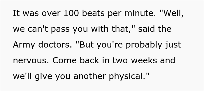 Guy Dupes Military Physical Personnel Into Thinking He Has Heart Issues, Ends Up Not Getting Drafted To War Guy Dupes Military Physical Personnel Into Thinking He Has Heart Issues, Ends Up Not Getting Drafted To War