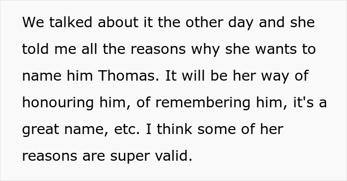 &ldquo;[Am I A Jerk] For Telling My Wife I Don&rsquo;t Want To Name Our Child After Her Late Husband?&rdquo;