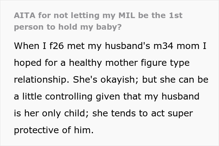 Mother-In-Law Insists On Holding Her Newborn Grandchild First, Goes Ballistic When The Wish Doesn&rsquo;t Get Fulfilled