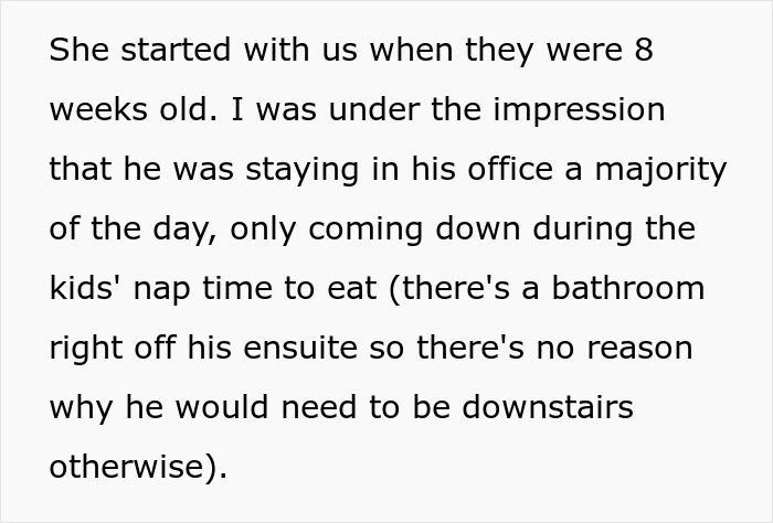 Mom Is Embarrassed After Nanny Quits Because She "Couldn't Be Around My Husband Another Day"