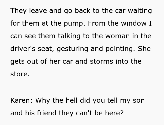 Karen Throws A Fit When Her Son Is Banned From A Gas Station For Stealing, Manager Gladly Shows Her The Tapes