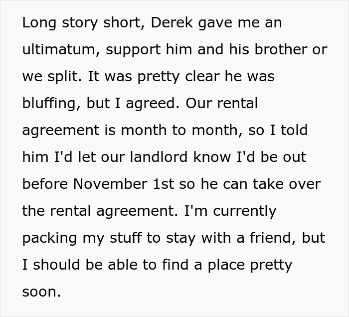 Woman Refuses To Financially Support Fiancé’s Younger Brother Who’s Just Lost His Parents, Dumps Him After His Ultimatum Woman Refuses To Financially Support Fiancé’s Younger Brother Who’s Just Lost His Parents, Dumps Him After His Ultimatum