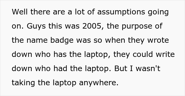 IT Guy Spends His Last Minutes Of Work Going To Get His Name Badge Because Karen Of A Manager Requires It, And Then Goes Home