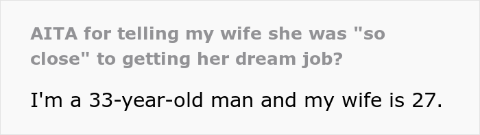 &ldquo;Control Freak&rdquo; Wife Gets A Taste Of Her Own Medicine After Husband Says She Was &ldquo;So Close&rdquo; To Getting Her Dream Job