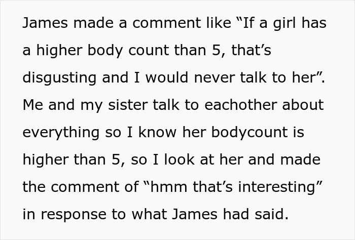 &ldquo;AITA For &lsquo;Exposing&rsquo; My Sister By Revealing Her &lsquo;Body Count&rsquo; To Her Misogynistic Boyfriend?&rdquo;