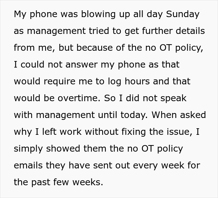 Boss Tells Employee 'Absolutely No Overtime', Regrets It When He Maliciously Complies