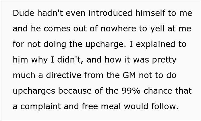 New Manager Makes A Fool Of Himself While Losing The Restaurant Thousands Of Dollars After Employee Maliciously Complies With His Dumb Rule New Manager Makes A Fool Of Himself While Losing The Restaurant Thousands Of Dollars After Employee Maliciously Complies With His Dumb Rule