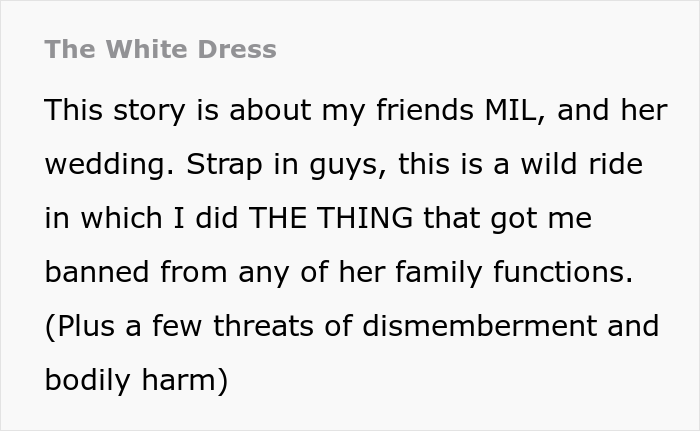 MIL Is Left Sobbing On The Floor After She Showed Up To Wedding Wearing A White Dress And One Bridesmaid "Fixed" It With Some Red Wine