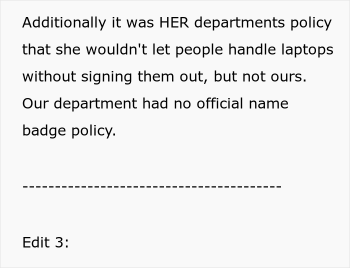 IT Guy Spends His Last Minutes Of Work Going To Get His Name Badge Because Karen Of A Manager Requires It, And Then Goes Home