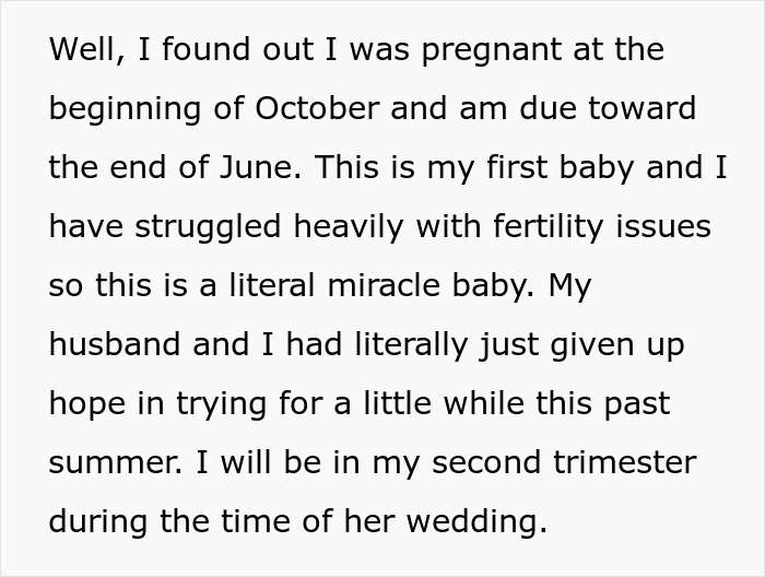 Bride Doesn't Want Her Best Friend In Wedding Photos Because Her "Bump Would Be Too Distracting", She Drops Out