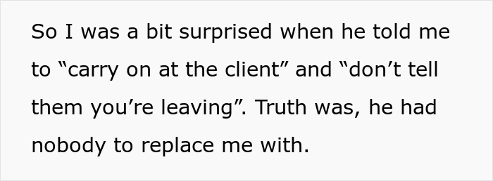 “I Was Told To Keep Working, Not To Tell The Client What Was Happening, And To Get An Attorney. So That’s Exactly What I Did” “I Was Told To Keep Working, Not To Tell The Client What Was Happening, And To Get An Attorney. So That’s Exactly What I Did”