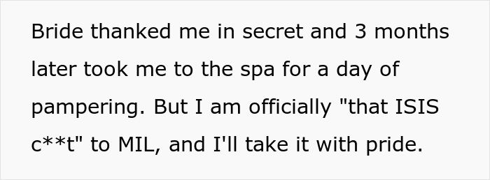 MIL Is Left Sobbing On The Floor After She Showed Up To Wedding Wearing A White Dress And One Bridesmaid "Fixed" It With Some Red Wine