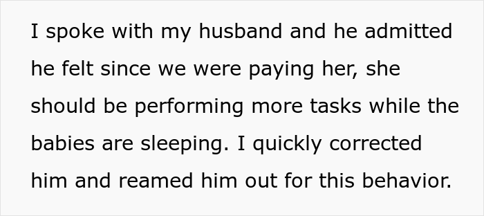Mom Is Embarrassed After Nanny Quits Because She "Couldn't Be Around My Husband Another Day"