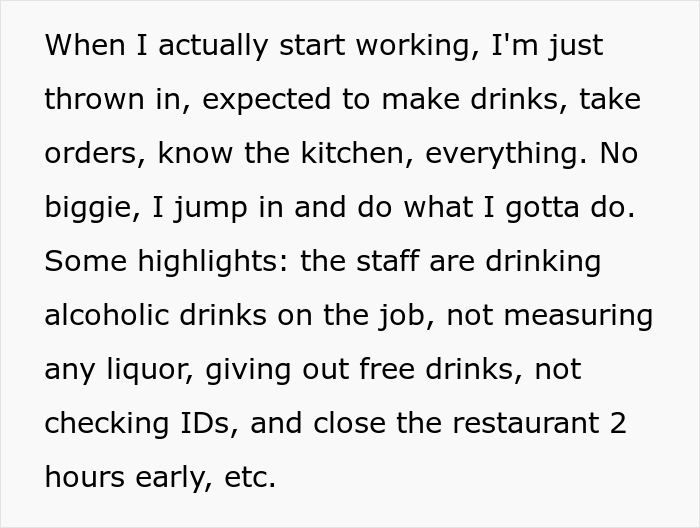 New Employee Gets Fired On The Spot After Telling Restaurant Owners That Their Business Lacks Management