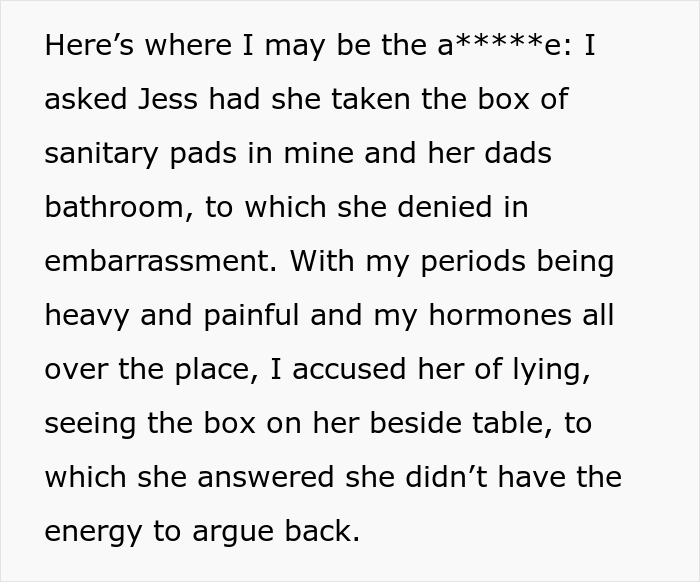 &ldquo;Am I The Jerk For Refusing To Share My Sanitary Pads With My Stepdaughter?&rdquo;