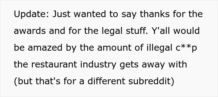 New Manager Makes A Fool Of Himself While Losing The Restaurant Thousands Of Dollars After Employee Maliciously Complies With His Dumb Rule New Manager Makes A Fool Of Himself While Losing The Restaurant Thousands Of Dollars After Employee Maliciously Complies With His Dumb Rule