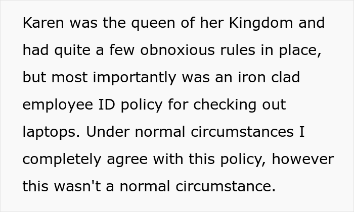 IT Guy Spends His Last Minutes Of Work Going To Get His Name Badge Because Karen Of A Manager Requires It, And Then Goes Home