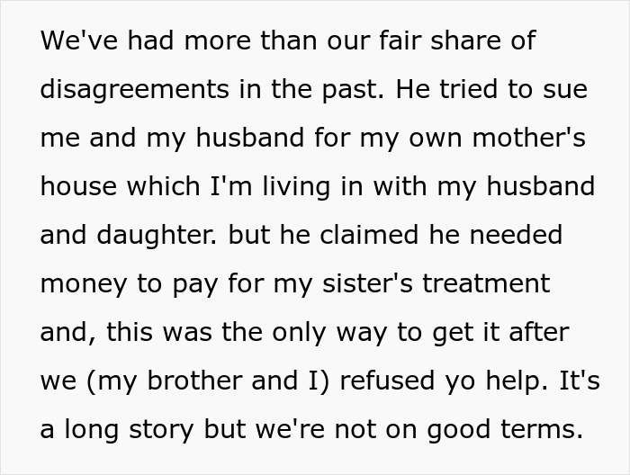 “AITA For Only Taking My Nieces In And Not Their Dad After My Sister Passed Away?” “AITA For Only Taking My Nieces In And Not Their Dad After My Sister Passed Away?”