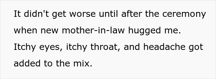 "Am I The Jerk For Asking My MIL To Leave Our Wedding Because Her Perfume Was Bothering Me?"
