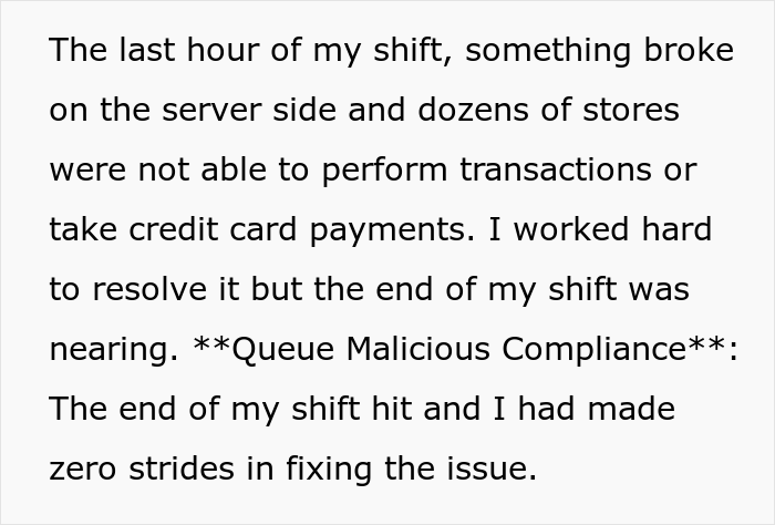 Boss Tells Employee 'Absolutely No Overtime', Regrets It When He Maliciously Complies